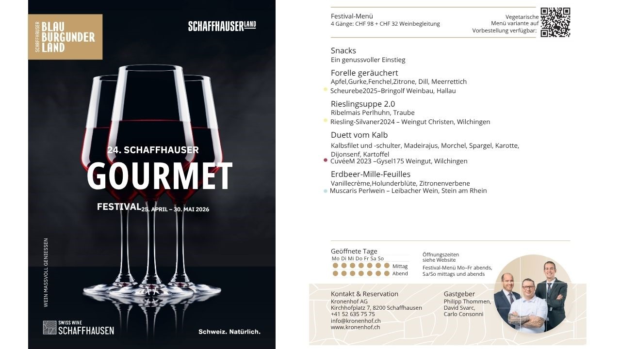 First Friday Popup-Restaurant Kronenhof